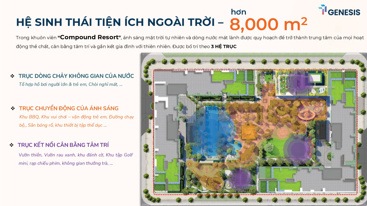 Hệ sinh thái tiện ích ngoài trời TT Genesis